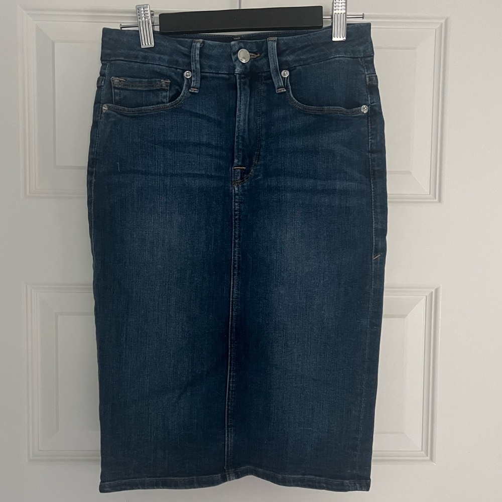 SOLD Good American Denim Pencil Skirt